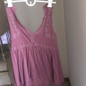 Mauve Tank Top Size Small
